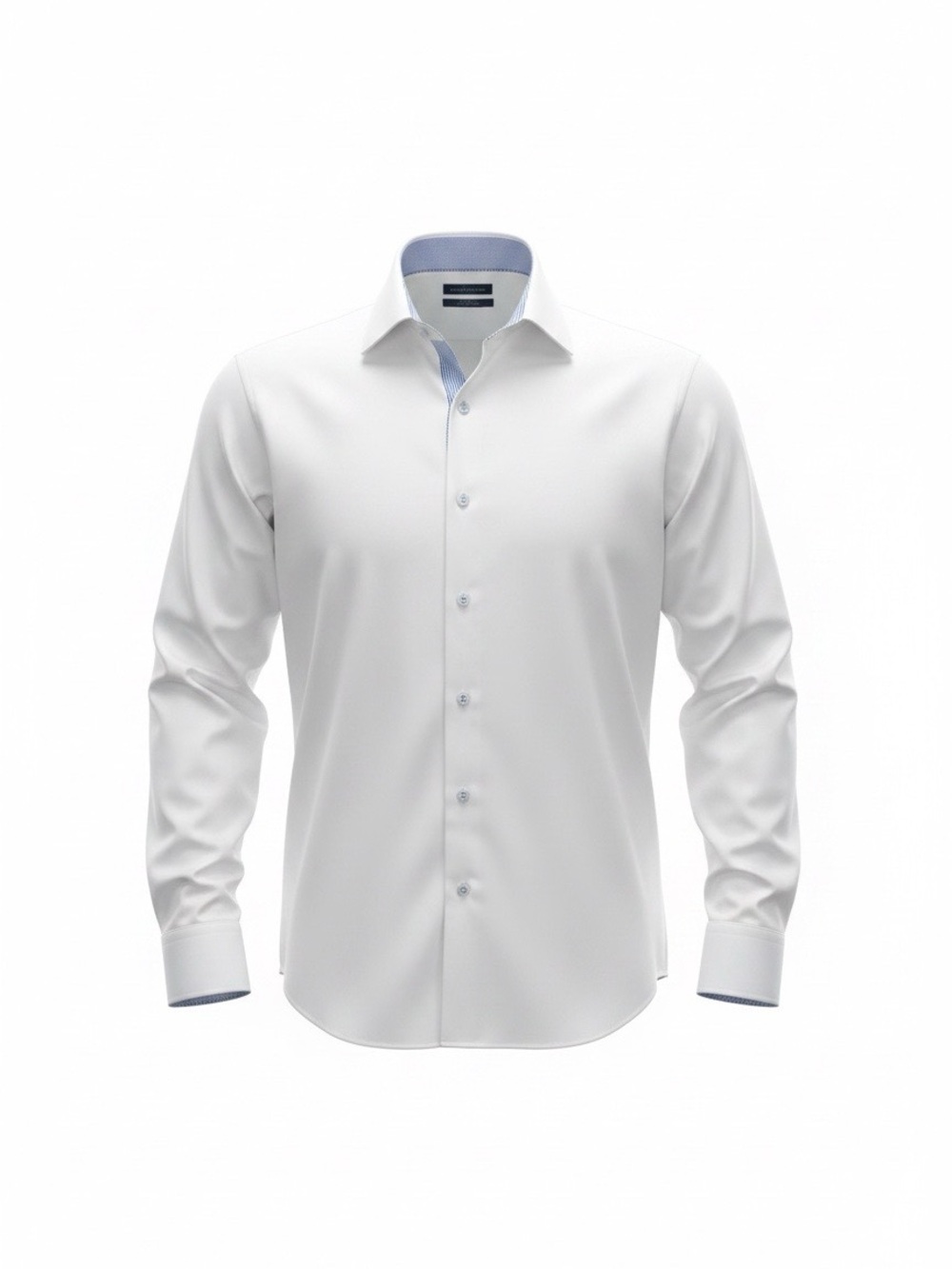 Paul Fredrick 16.5 34 White Non-Iron Two Ply Cotton Dress Shirt NWT